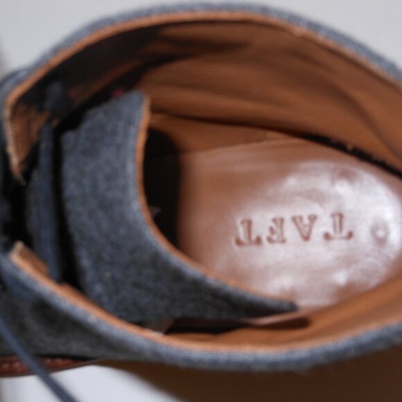 TAFT Jack Boot Handcrafted Leather and Wool Men's Dress Boot Size 9 Medium - Picture 3 of 7